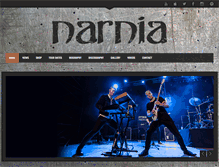 Tablet Screenshot of narniatheband.com